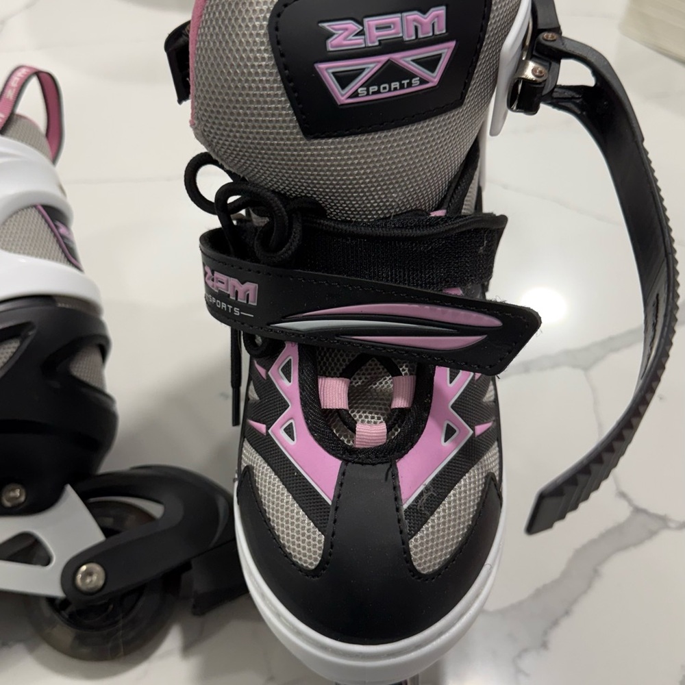 2PM Sports Pink and Black Roller Skates